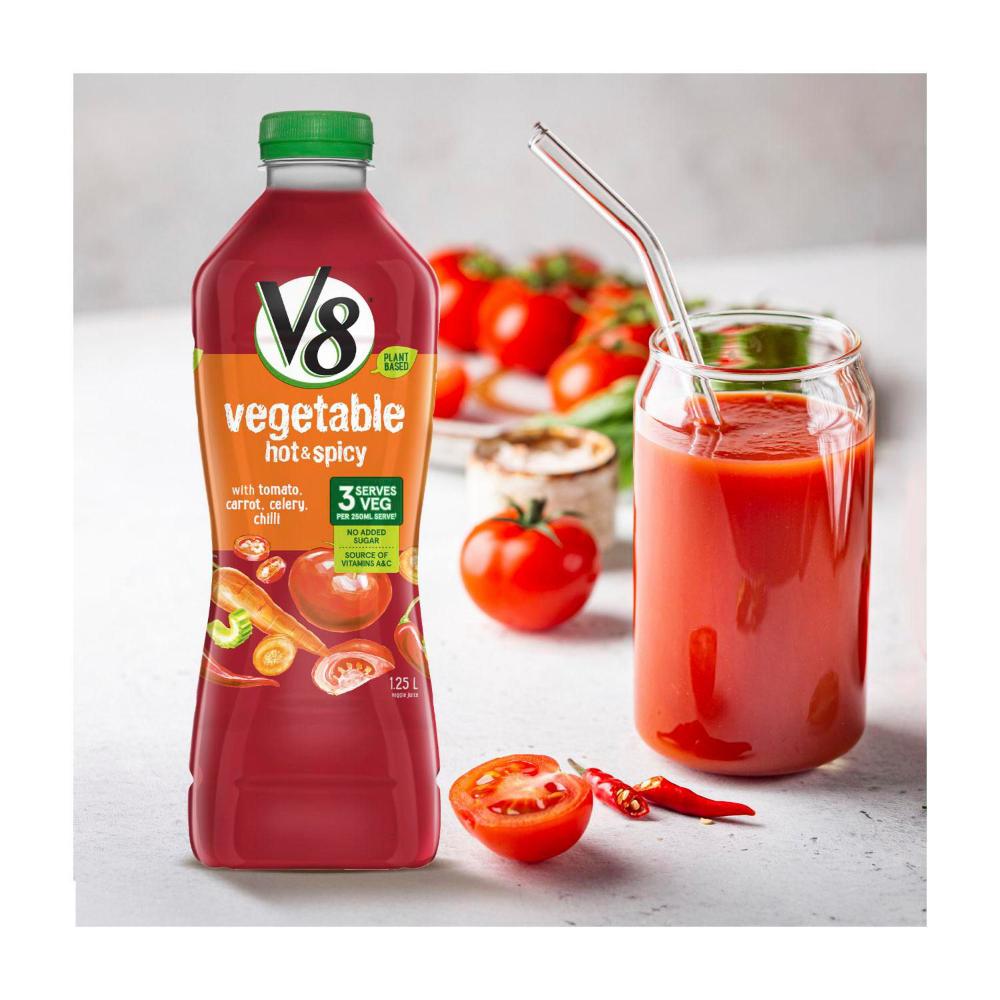 Campbell's V8 Hot & Spicy Juice - 1.25L