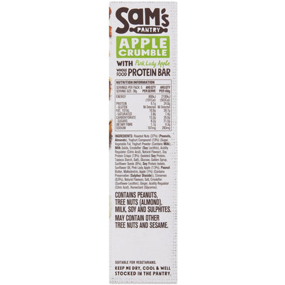 Sams Pantry Apple Crumble Protein Bar 5 Pack