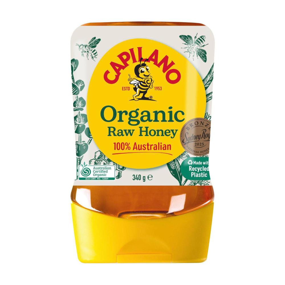 Capilano 100% Australian Organic Raw Honey - 340g