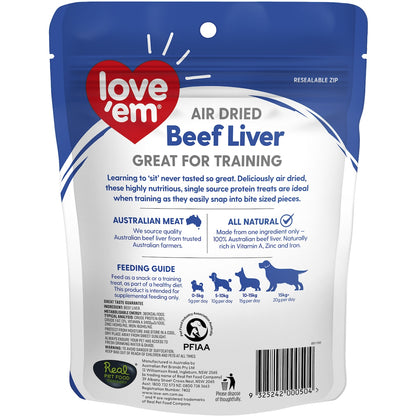 Loveem Dog Treats Beef Liver 90g