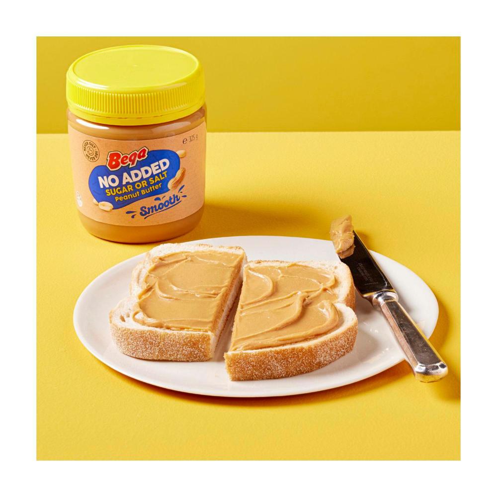 Bega Smooth Peanut Butter No Added Sugar/ Salt - 325g