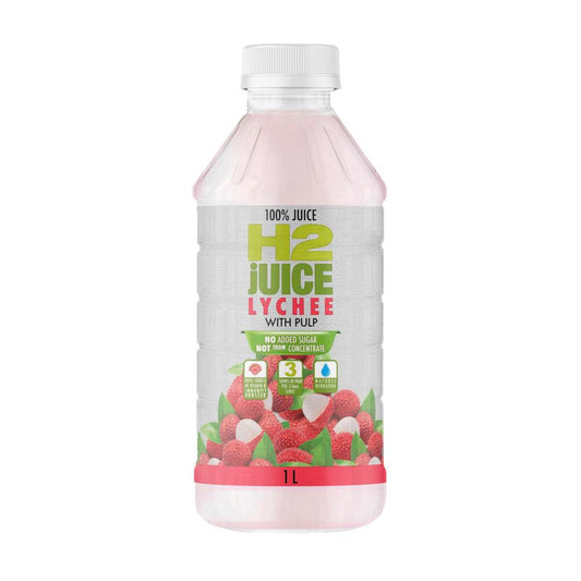 H2juice Lychee Juice With Pulp - 1L