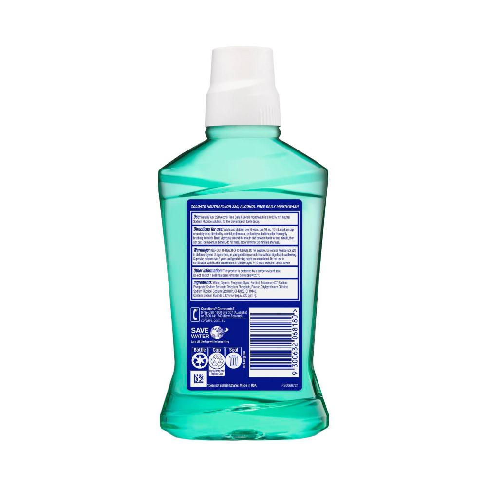 Colgate Neutrafluor Mouthwash Alcohol Free - 473mL