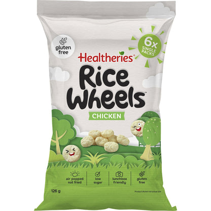 Healtheries Rice Wheels Chicken 21g X 6 Pack