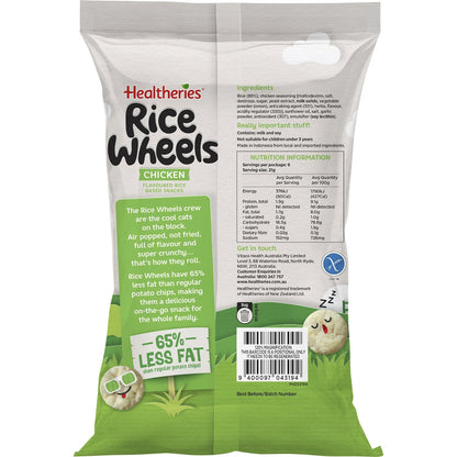 Healtheries Rice Wheels Chicken 21g X 6 Pack