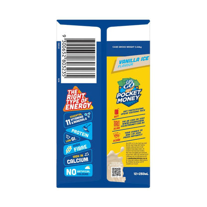 Sanitarium Up&go Liquid Breakfast Fridge Vanilla Pack 12x250ml - 3L