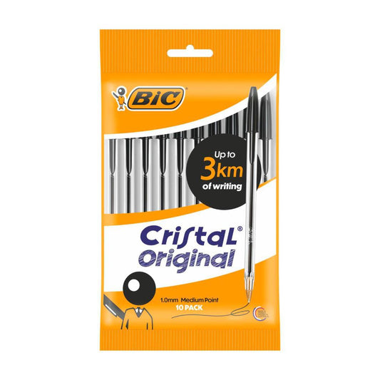 BIC Cristal Original Pen Black - 10 Pack