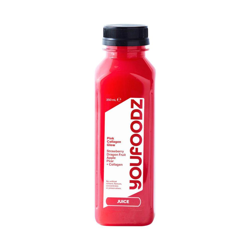 Youfoodz Pink Collagen Glow Juice - 350mL