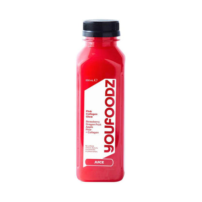 Youfoodz Pink Collagen Glow Juice - 350mL