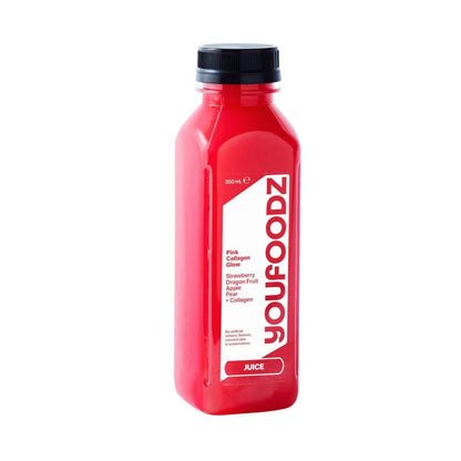 Youfoodz Pink Collagen Glow Juice - 350mL