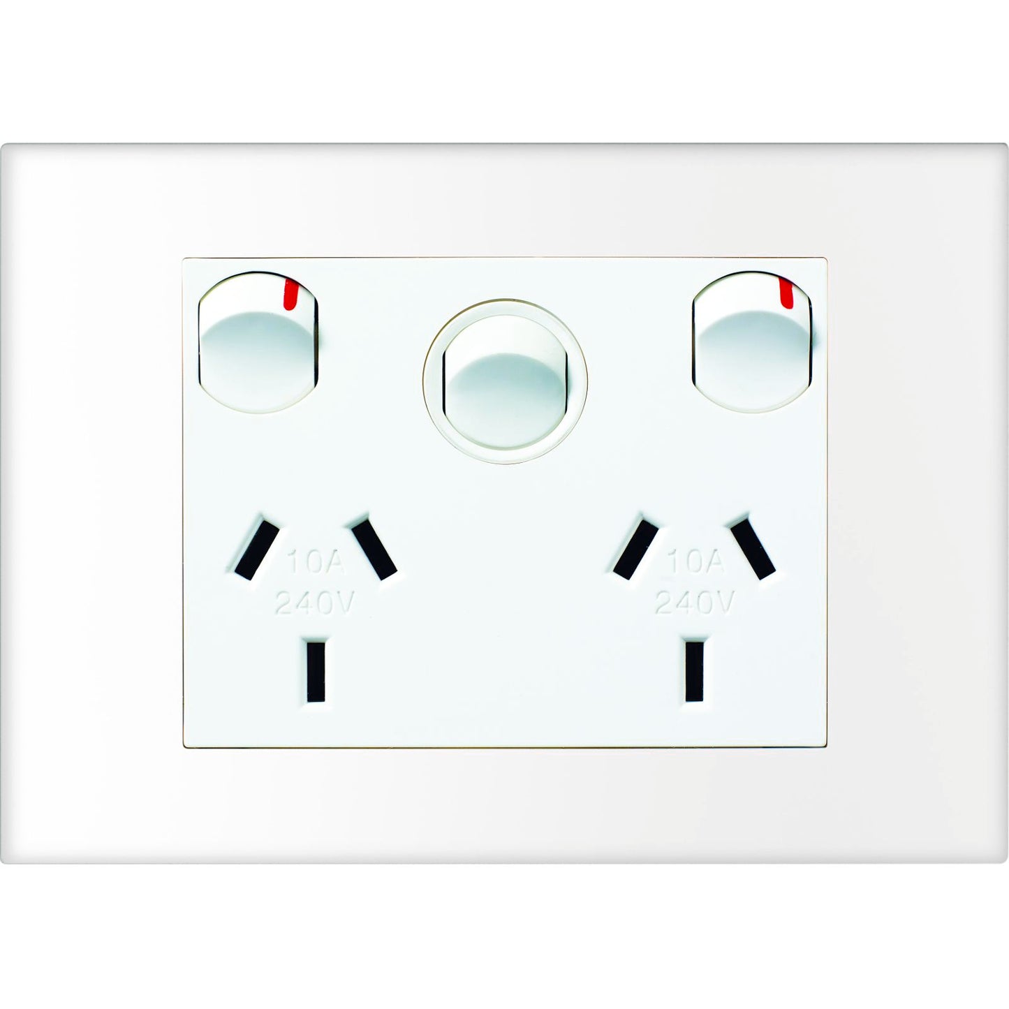 HPM Vivo Double Powerpoint - 118 x 85mm - White