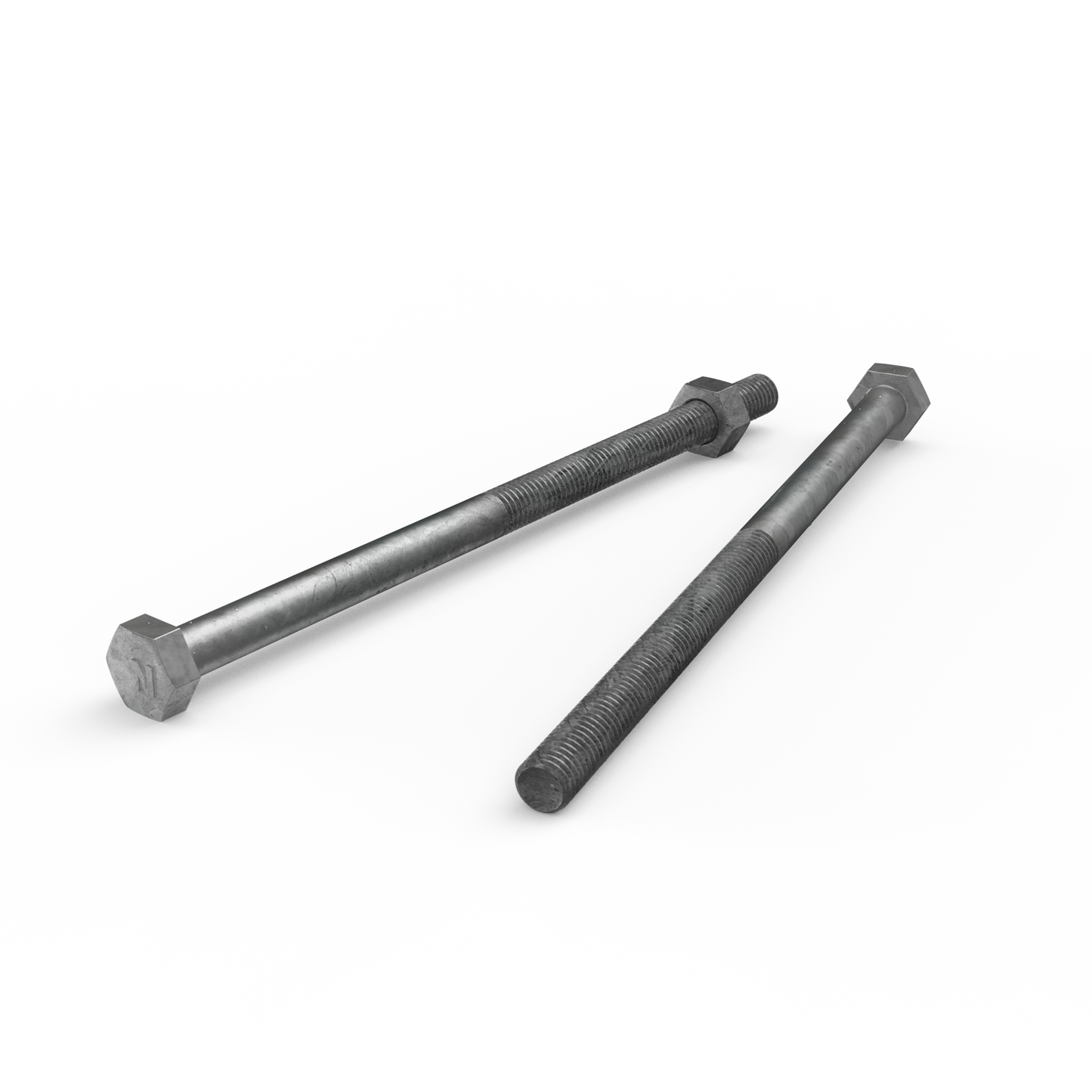 Zenith Hot Dip Galvanised Hex Head Bolts - M8 x 150mm - 25 Pack