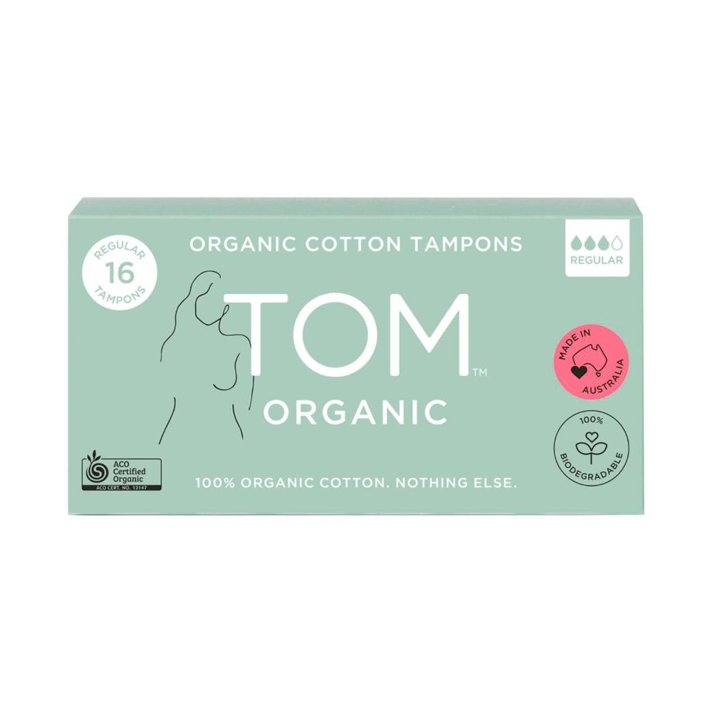 TOM Organic Regular Tampons - 16 pack
