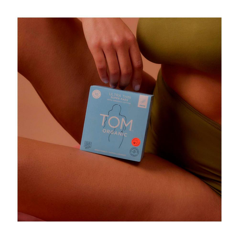 TOM Organic Super Pads - 10 pack