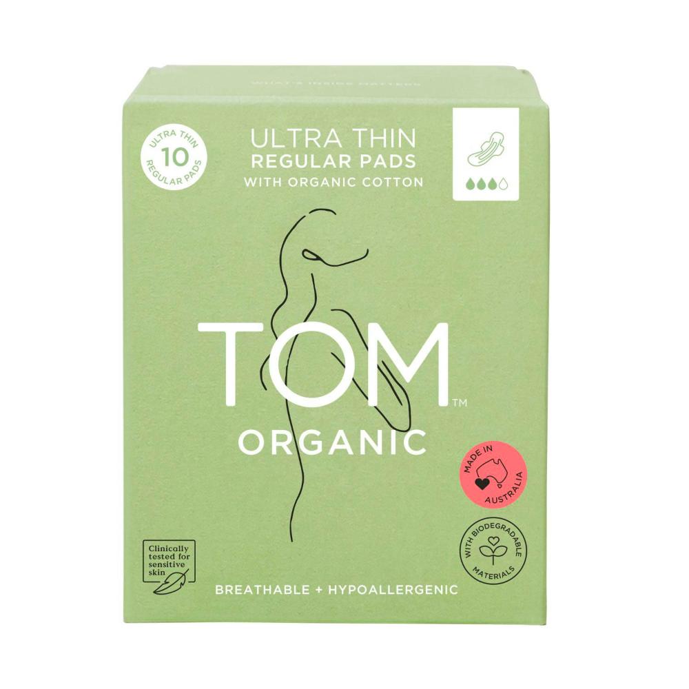 TOM Organic Regular Pads - 10 pack