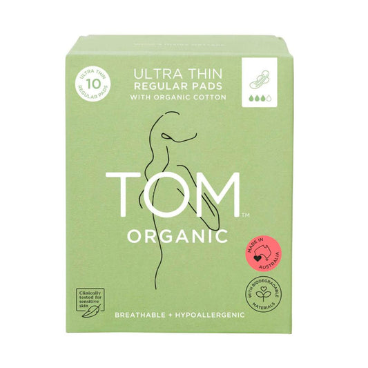 TOM Organic Regular Pads - 10 pack