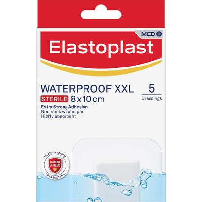 Elastoplast Aqua Protect Waterproof Dressing Xxl 5 Pack