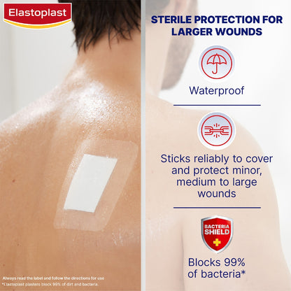 Elastoplast Aqua Protect Waterproof Dressing Xxl 5 Pack