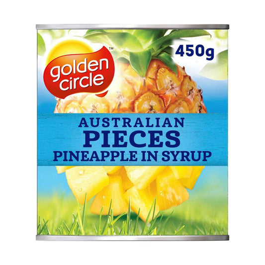 Golden Cire Australian Pineapple Pieces In Syrup - 450g