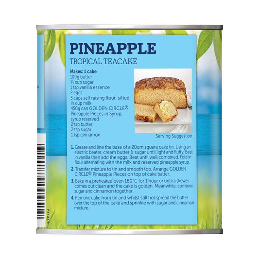 Golden Cire Australian Pineapple Pieces In Syrup - 450g
