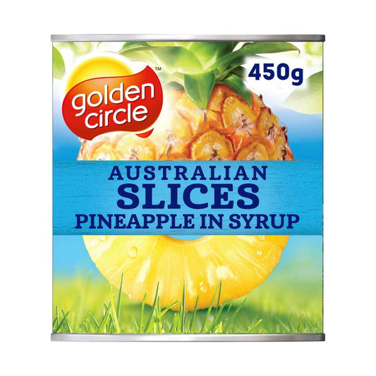 Golden Cire Australian Pineapple Slices In Syrup - 450g