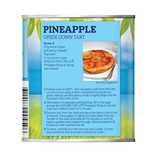 Golden Cire Australian Pineapple Slices In Syrup - 450g