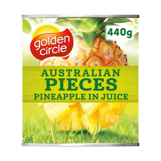 Golden Cire Australian Pineapple Pieces In Juice - 440g