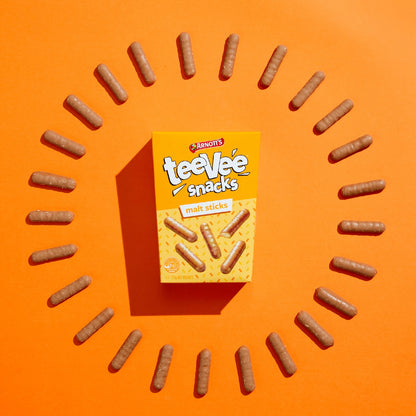 Arnotts Tee Vee Snacks Malt Sticks Chocolate Biscuits 175g