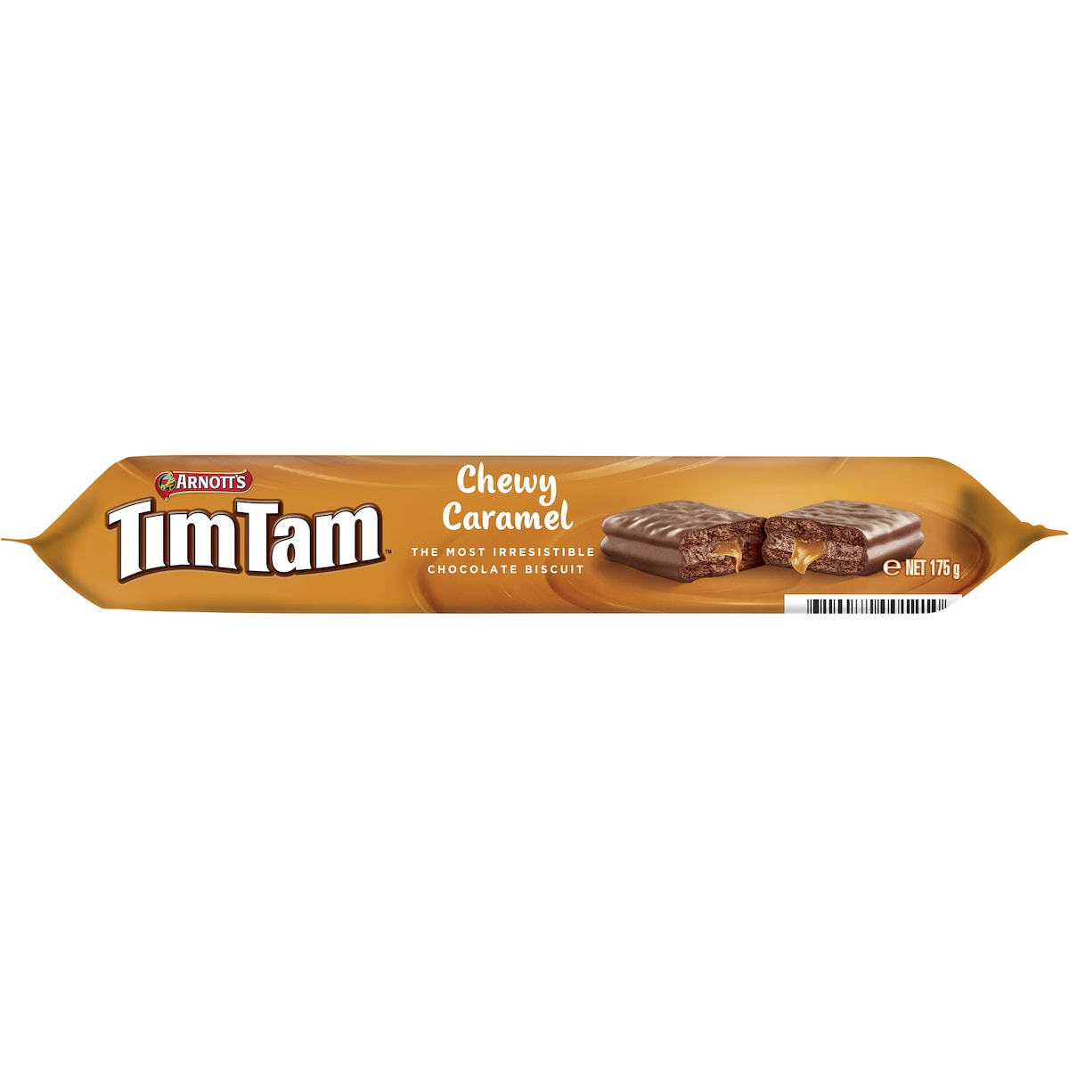 Arnotts Tim Tam Chewy Caramel Chocolate Biscuits 175g