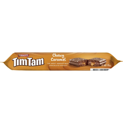 Arnotts Tim Tam Chewy Caramel Chocolate Biscuits 175g