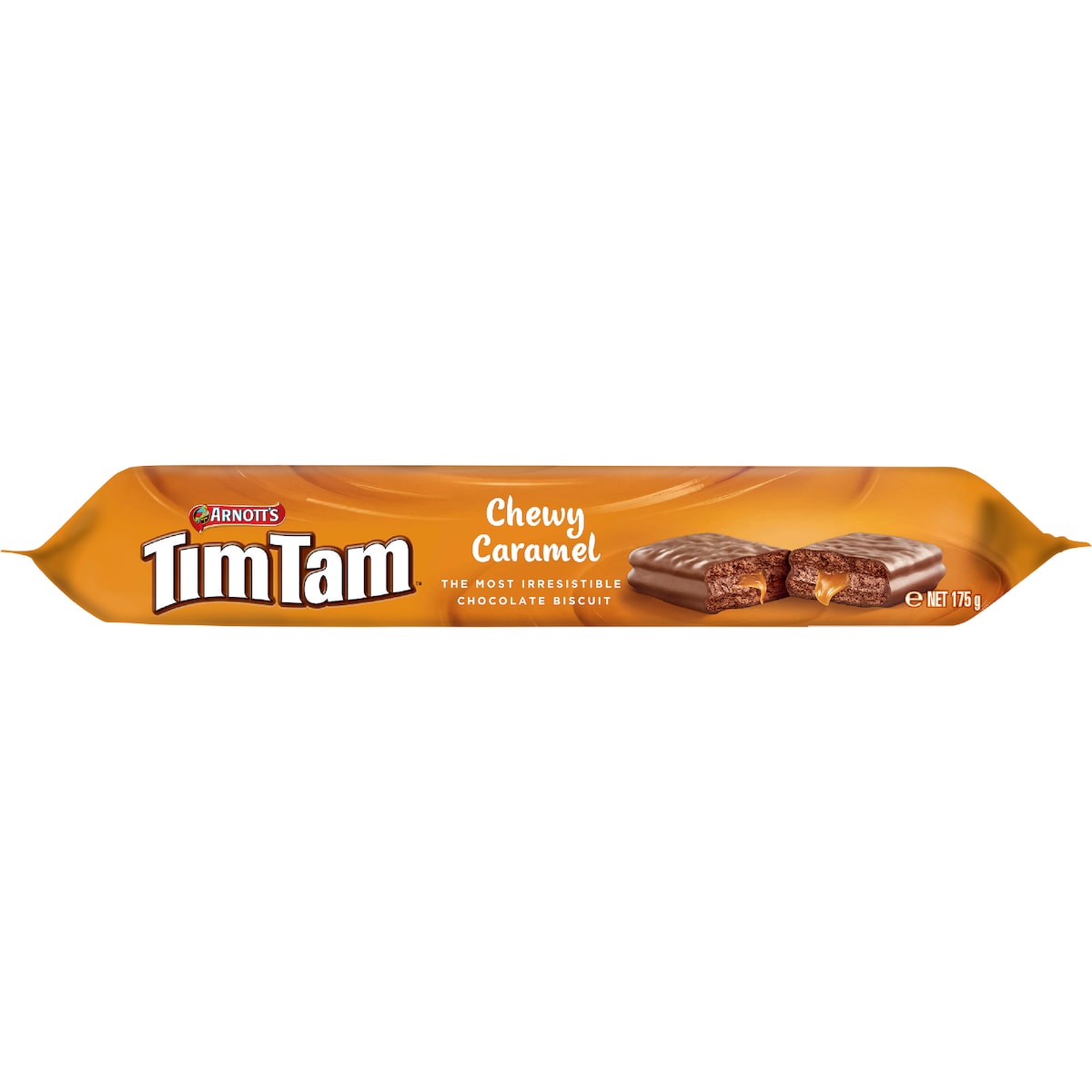 Arnotts Tim Tam Chewy Caramel Chocolate Biscuits 175g