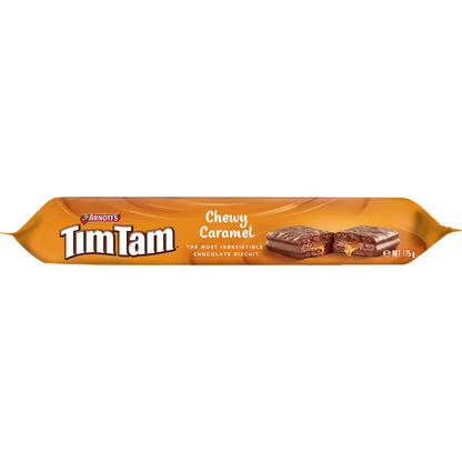 Arnotts Tim Tam Chewy Caramel Chocolate Biscuits 175g