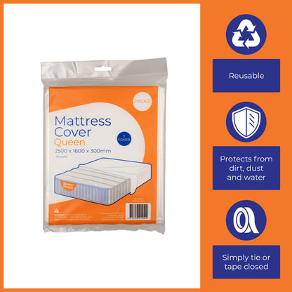 Packz Double/Queen Mattress Cover - 2500 x 1600 x 300mm