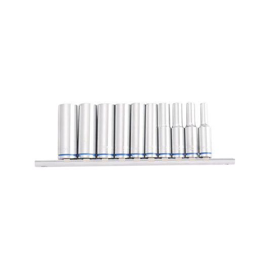 Kincrome Deep Socket Rail - 10 Piece - 1/4" Drive Metric