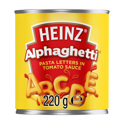 Heinz Spaghetti Alphagetti Pasta in Sauce - 220g