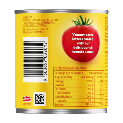 Heinz Spaghetti Alphagetti Pasta in Sauce - 220g