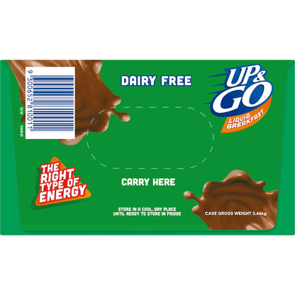Up&go Dairy Free Liquid Breakfast Choc Ice 250ml X 12 Pack