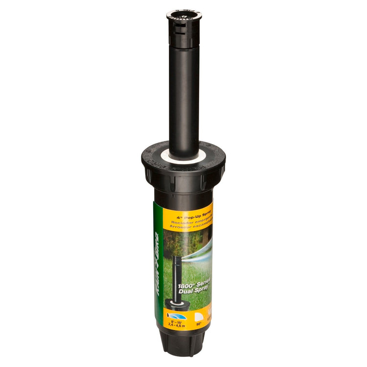 Rain Bird Dual Spray Quarter Pattern Pop-Up Spray Head - 100mm