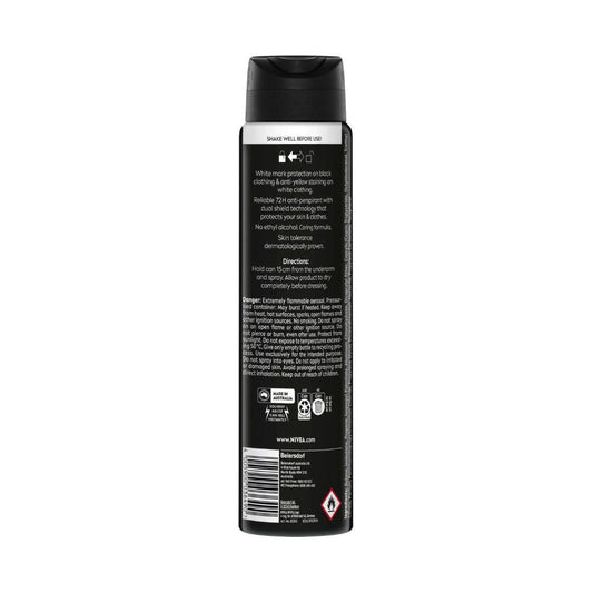 Nivea Deo Aero Men Invisible Black And White - 250mL