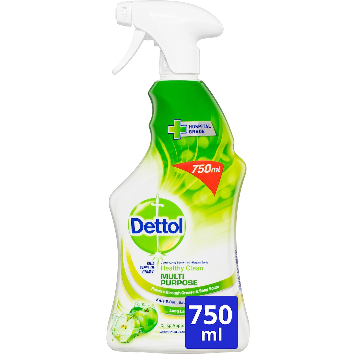 Dettol Multipurpose Cleaner Surface Spray Disinfectant Apple 750ml