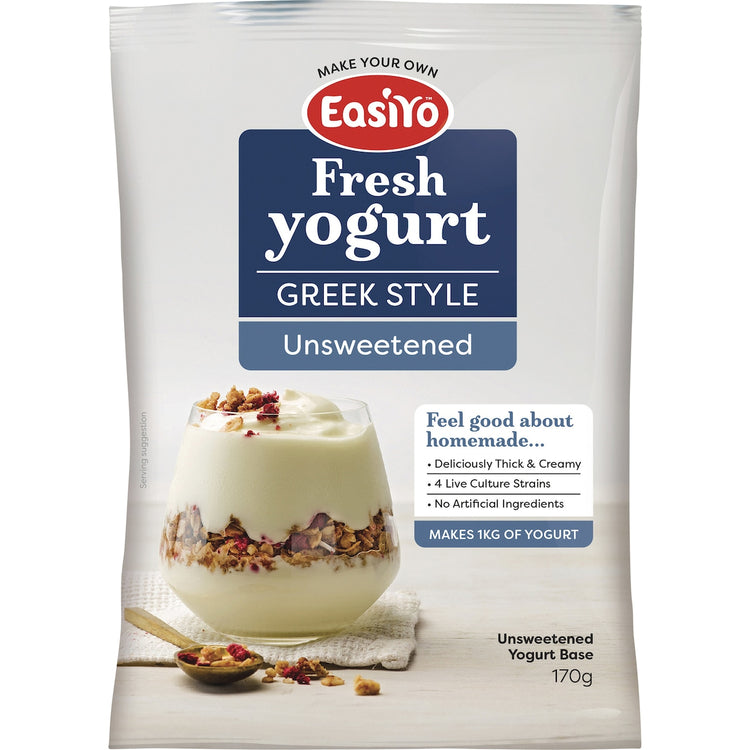 Easiyo Greek Style Unsweetened Yogurt Base 170g