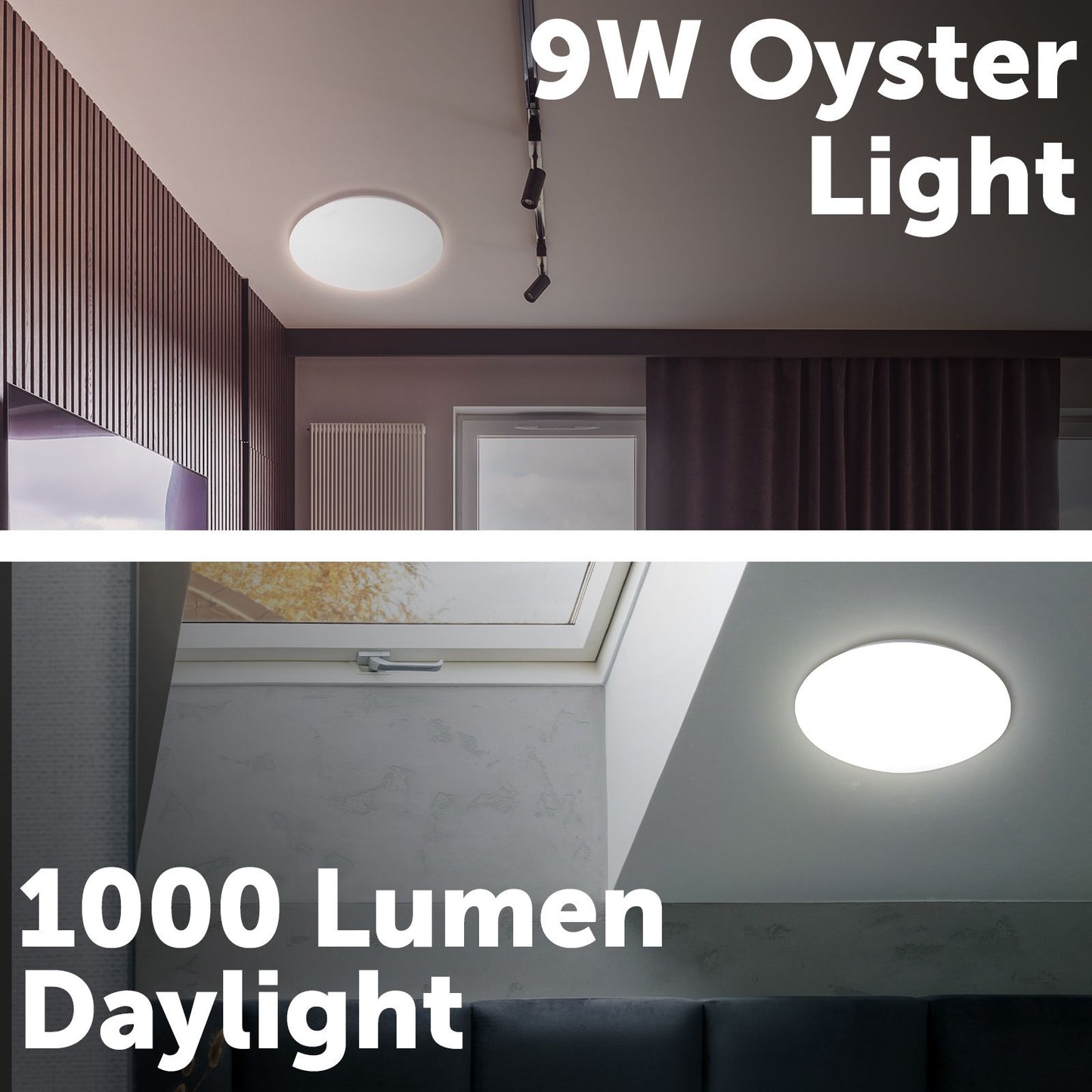 Verve Design Dion Oyster Ceiling Light - 9W - 25cm - White