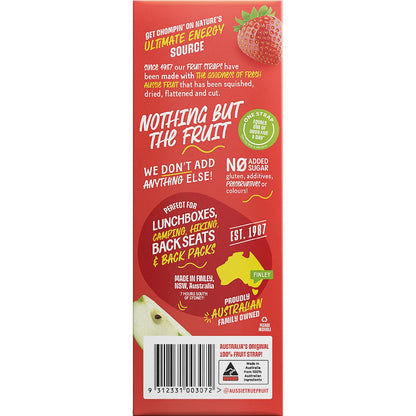 True Fruit True Fruit Apple & Strawberry Straps 120g