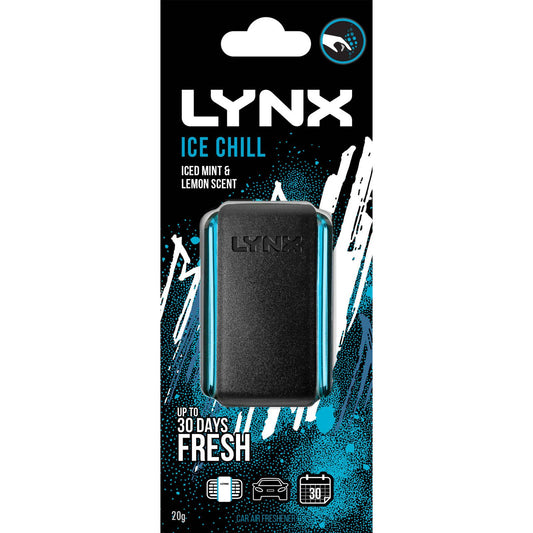 Lynx Vent Clip Ice Chill Car Air Freshener - 1 Pack