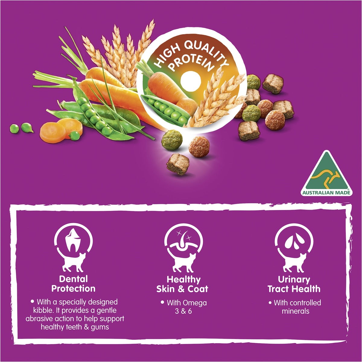 Whiskas Adult 1+ Years Dry Cat Food Chicken & Turkey Flavour 1.8kg