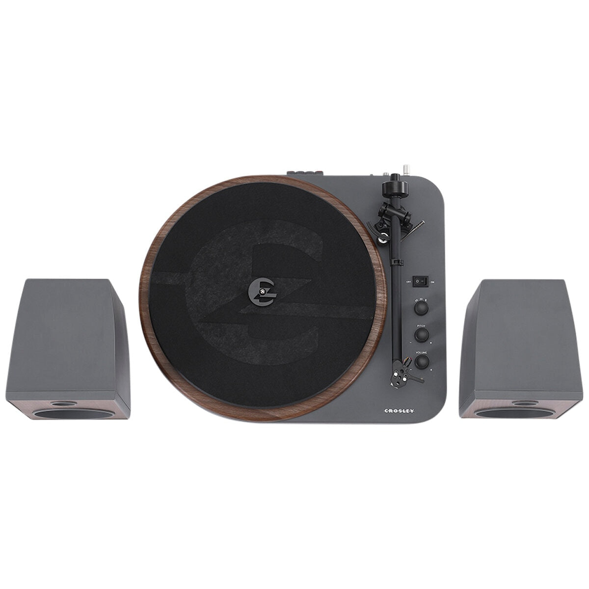 Crosley T160 Shelf System Turntable CRT160A-GY4 Grey Bluetooth