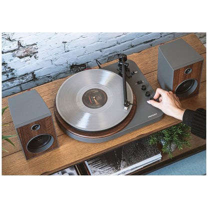 Crosley T160 Shelf System Turntable CRT160A-GY4 Grey Bluetooth