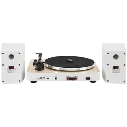 Crosley T170 Turntable Shelf System CRT170A-WH4 White Bluetooth 33/45 Rpm