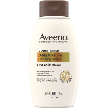 Aveeno Oat Milk Blend Moisturising Conditioner For Damaged Hair 354ml
