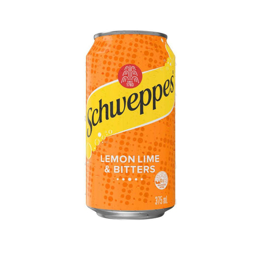 Schweppes Mixers Lemon Lime & Bitters Soft Drink 10x375ml